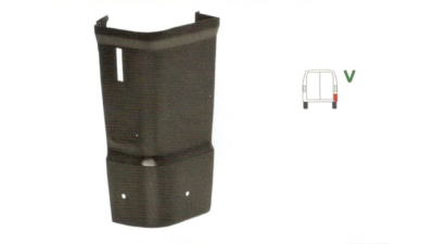 Colt panou spate Mercedes 207-410 1977-1995 , partea Spate Dreapta, Inaltime 490mm, 