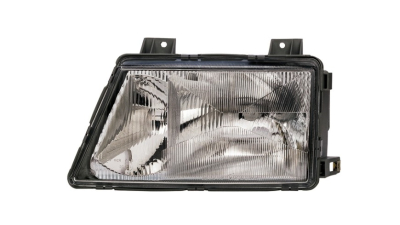 Far Mercedes Sprinter 208-414, 01.1995-03.2000, partea Stanga, tip bec H1+H1+W5W; pneumatic, HELLA