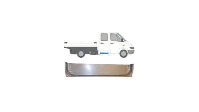 Panou de reparatie usa Mercedes Sprinter, 01.1995-01.2007, Double Cab; Vw Lt 2 05.1996-12.2005, Double Cab, partea Stanga=Dreapta, usa spate, Aftermarket