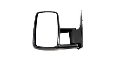 Oglinda usa exterioara Mercedes Sprinter 208-414, 01.1995-2006, partea Stanga, ajustabil manual; carcasa neagra; sticla convexa; mic, Aftermarket