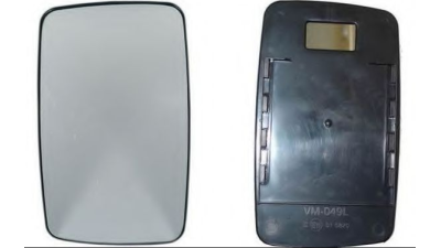 Geam oglinda Mercedes Sprinter 208-414, 01.1995-07.2006, VW LT2 05.1996-12.2005, Dreapta, Crom, Fara incalzire, Convex, View Max, 2D0857522; 6388100116 5062552M