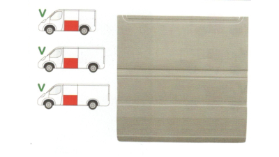 Panou reparatie lateral Mercedes Sprinter 1996-2007, VW LT II 05.96-12.2005 , Partea Stanga, Lateral, lungine 1190 mm, inaltime 1150 mm, 