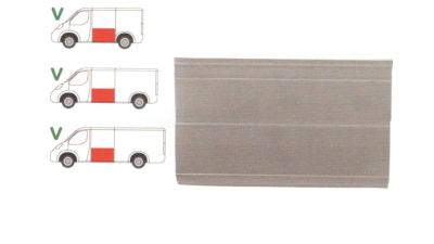 Panou reparatie lateral Mercedes Sprinter, 1995- 2007, VW LT II 05.96-12.2005 Partea Stanga, Lateral, cu segmente , inaltime 660 mm, 