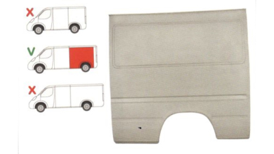 Aripa spate Mercedes Sprinter 1995-2007 ,Vw. Lt -1996-2005 Partea Stanga, lungime 1950mm inaltime 1865mm