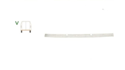 Ornament prag usi batante , partea inferioare, din otel Mercedes Sprinter 1995-2006, 1995-2000 , VW LT 1996-2005; 9017660119 