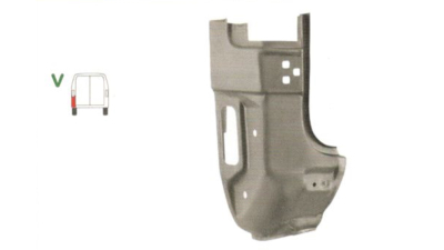 Stalp spate Mercedes Sprinter (W901-905) 208-416 01.1995-2006 , partea Spate Stanga, Inaltime 610mm, Inferior, 