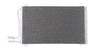 Condensator climatizare Mercedes Sprinter, 02.1995-03.2000, motor 2.3 D, 58 kw diesel, 208D/308D/408D;, full aluminiu brazat, 670(620)x380x16 mm, fara filtru uscator