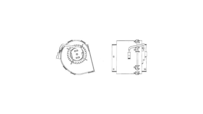 Ventilator habitaclu Vw Lt, 1996-2006, Diesel/Benzina/A/M, Diametru 120mm, 0028303108; 0028303108; A0028303108; A0028303108