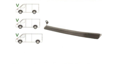 Rama far Mercedes Sprinter 208-414, 04.2000-12.2002, Mercedes Sprinter/Classic 208-416, 01.2003-, partea Stanga, Fata, Metal, 901-637-02-40; A9016370240