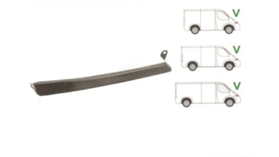 Rama far Mercedes Sprinter 208-414, 04.2000-12.2002, Mercedes Sprinter/Classic 208-416, 01.2003-, partea Dreapta, Fata, Metal, 901-637-03-40; A9016370340