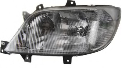 Far Mercedes Sprinter 208-414, 04.2000-12.2002, Stanga, tip bec H1+H7, reglare electrica, fara motoras, ECE, Depo, 9018201061, A9018201061