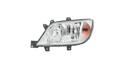Far MERCEDES SPRINTER/CLASSIC 208-416, 2013- model CLASSIC, HELLA, fata, partea stanga, cu lumina de zi;tip bec H3+H7+PY21W+W21/5W; electric; cu motor;