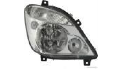 Far Mercedes Sprinter 209-524, 07.2006-10.2013, Electric, tip bec H7+H7+H7, fara motoras,omologare ECE, cu lampa de ceata fata, 9068200661; A9068200661, Dreapta