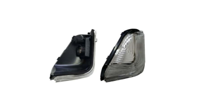 Lampa semnalizare oglinda MERCEDES SPRINTER, 07.2006-2018; SPRINTER, 02.2018-, VW CRAFTER (2E), 12.2005-04.2017; cabina single, partea Dreapta, tip bec WY5W; fumuriu; fara soclu bec; tuning;
