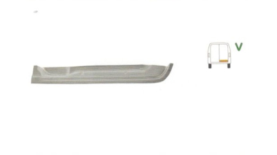 Element reparatie usa Mercedes SPRINTER 209-524 (906) , 07.2006-10.2013, VW CRAFTER (2E), 12.2005-2017 (pt modele cu 2 usi spate), partea dreapta, parte inferioara,usa spate, jgheab,inaltime 105 mm, 