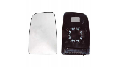 Geam oglinda Mercedes Sprinter 209-524 (W906) 07.2006-06.2018,  VW Crafter (2E) 12.2005-04.2017, Stanga, Crom, Fara incalzire, Convex, BestAutoVest 5065548E superioara, fixare rotunda de 8cm