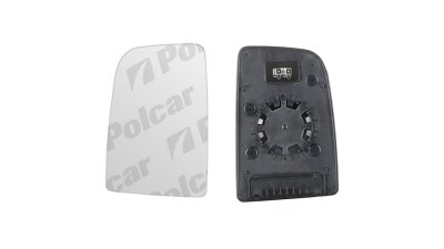 Geam oglinda Mercedes Sprinter 209-524 (W906) 07.2006-06.2018, VW Crafter (2E) 12.2005-04.2017, partea Dreapta, Crom, Cu incalzire, Convex, BestAutoVest 5065559E superioara, fixare rotunda de 8cm