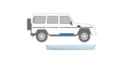 Panou reparatie usa Mercedes Clasa G W460, 05.1979-1989 , G-CLASS (W461/463) 09.89- Partea Stanga, Fata, 5 usi, 