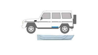 Panou reparatie usa Mercedes Clasa G W460, 05.1979-1989, G-CLASS (W461/463) 09.89- Partea Stanga, Spate  5 usi, 