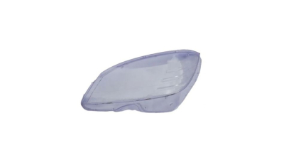 Dispersor far, geam MERCEDES Clasa C (W204), 03.2007-03.2011, Taiwan, fata, partea stanga, din plastic;