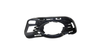 Grila bara fata MERCEDES Clasa C (W204), 03.2007-03.2011, fata, partea stanga, cromat/negru; cu gaura pentru lampa de ceata