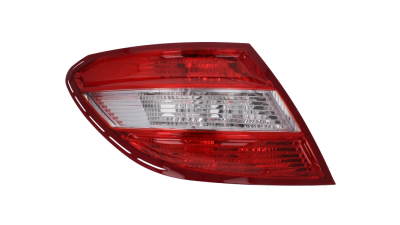 Stop spate lampa Mercedes Clasa C (W204), 03.07-03.11 Sedan, spate, omologare ECE/SAE, fara suport bec, 2048200164; 2049068302; A2048200164, Stanga