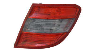 Stop spate lampa Mercedes Clasa C (W204), 03.07-03.11 Combi, spate, omologare ECE, fara suport bec, fumuriu, 2048203864; 2049069402; A2048203864, Dreapta