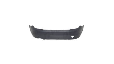 Bara spate Mercedes Clasa C (W204) 03.2007-03.2011, Grunduita, cu gauri fixare ornamente, 