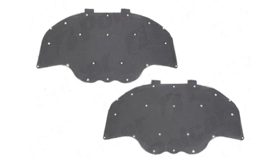 Capitonaj izolatie capota motor Mercedes Clasa C (W204), 03.2007-03.2011, fata, Material amortizare zgomot