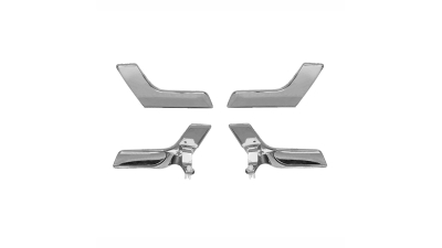 Set manere deschidere usa interioara Mercedes Clasa C (W204), 03.2007-2014; Clasa Glk (X204), 10.2008-12.2015; Fata=Spate, partea Stanga+Dreapta, Fata=Spate, cromate; numai levierul, Aftermarket