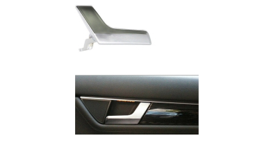 Maner deschidere usa interioara Mercedes Clasa C (W204), 03.2007-2014; Clasa Glk (X204), 10.2008-12.2015; Fata=Spate, partea Stanga, argintiu; numai levierul, Aftermarket