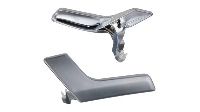 Maner deschidere usa interioara Mercedes Clasa C (W204), 03.2007-2014; Clasa Glk (X204), 10.2008-12.2015 Fata=Spate, partea Stanga, cromate; numai levierul, Aftermarket