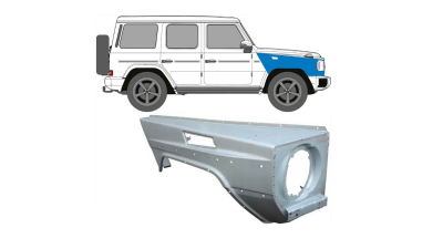 Aripa fata Mercedes Clasa G (W463) 1997-, Dreapta, nevopsita
