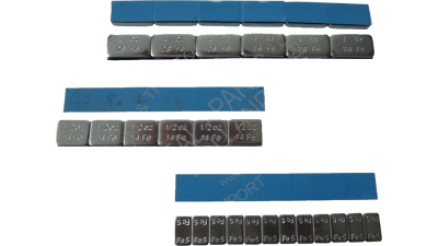 Set greutati echilibrare jante aliaj 5g, 12x5g, 100 benzi pentru jante aluminiu 