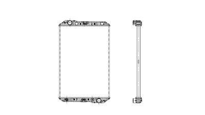 Radiator racire Mercedes Axor 01.2002-2004, Motorizare 12.0 D 260/295/315kw Diesel, tip climatizare Cu/fara AC, cutie Manuala, dimensiune 668x974x42mm, Cu lipire fagure prin brazare, Aftermarket