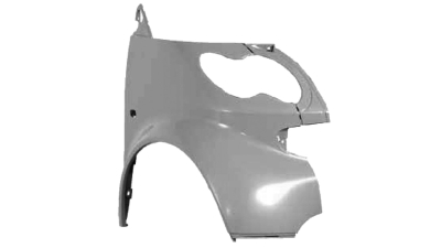 Aripa fata Smart Fortwo / City Coupe/Cabrio 2002-2006, parte montare dreapta, cu gaura semnalizator, 509502-1, Aftermarket
