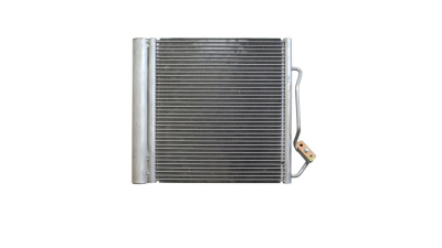 Condensator climatizare SMART Fortwo; Smart (W450), 07.1998-12.2002, motor 0.8 CDI, 40 kw/47kw diesel, cutie automata, , full aluminiu brazat, 375(325)x380x20 mm, cu uscator si filtru integrat