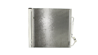 Condensator climatizare SMART Fortwo; Smart (W450), 01.2003-01.2007, motor 0.7 T, 37 kw/45kw benzina, cutie automata, , full aluminiu brazat, 385(345)x380x20 mm, cu uscator si filtru integrat