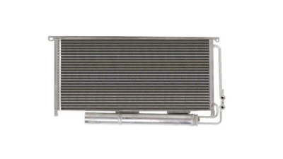 Condensator climatizare SMART Roadster (452), 04.2003-11.2005, Roadster Coupe (452), 04.2003-11.2005, motor 0.7 T, 45 kw/60kw/74kw benzina, cutie automata, , full aluminiu brazat, 595(540)x265(258)x16 mm, cu uscator filtrat