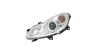 Far Smart Fortwo (W451) 01.2007-12.2014, Stanga, tip bec H7+H7, cu motoras, ECE, reglare electrica, Depo, 4518200159, A4518200159