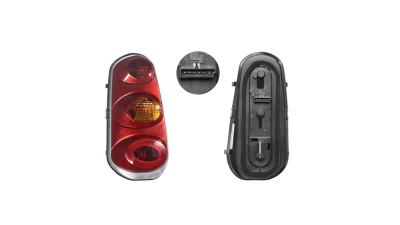 Stop spate lampa Smart FORTWO/CITY COUPE/CABRIO (MC01), 2004-12.2006 Model Coupe, partea dreapta, amber flasher, fara suport becuri, EU