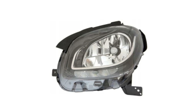 Far SMART FORFOUR (W453), 11.2014-; FORTWO (W453), 11.2014- model BASIS LINE, DEPO, fata, partea stanga, cu 'lumina de zi' tip LED;tip bec H4; electric; fara motor;