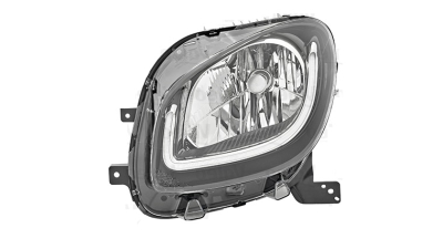 Far Smart Fortwo (W453), 01.2016-, Highline, partea Stanga, cu lumina timp de zi tip LED; H4; electric, VALEO