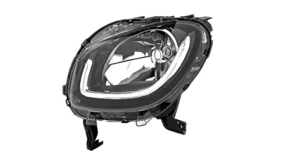 Far Smart Forfour (W453), 11.2014-, Smart Fortwo (W453), 11.2014-, Electric, tip bec H4,omologare ECE, fara motoras, cu lumini de zi, 4539061301, Dreapta, marca Valeo