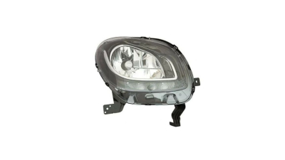 Far SMART FORFOUR (W453), 11.2014-, partea dreapta, OE, cu "lumina timp de zi" tip LED; H4; electric; cu motor; cu becuri; halogen