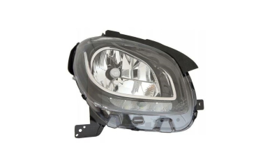 Far SMART FORFOUR (W453), 11.2014-; FORTWO (W453), 11.2014- model BASIS LINE, DEPO, fata, partea dreapta, cu 'lumina de zi' tip LED;tip bec H4+LED; electric; fara motor;