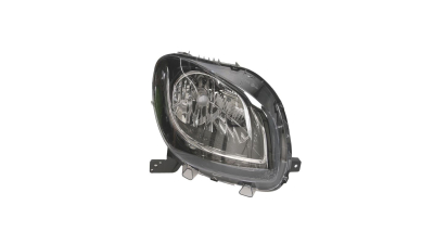 Far Smart FORTWO (W453), 11.2014- Model BASIS LINE, partea Dreapta, electric, cu lumini de zi pe LED, tip bec H4, fara motoras, Valeo 
