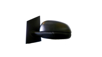 Oglinda usa exterioara SMART FORTWO (W453), 11.2014-, partea stanga, reglare electrica; carcasa neagra; incalzit; sticla asferica; geam cromat; 12 gauri / 5 pini