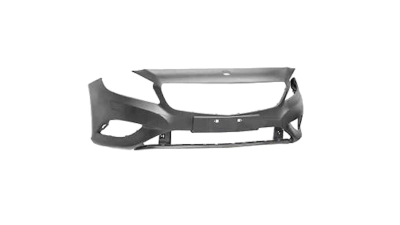 Bara fata Mercedes Clasa A W176 06.2012-, parte montare grunduita, cu 6 gauri pentru senzori parcare si spalator, 50C1076J, Aftermarket