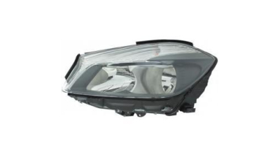 Far Mercedes Clasa A (W176), 06.2012-, Electric, tip bec H15+H7,omologare ECE, cu motoras, cu lumini de zi, 1768203861; A1768200161; A1768203861, Stanga, marca DEPO